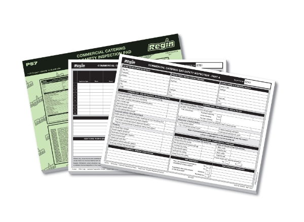 COMMERCIAL CATERING GAS REPORT PAD